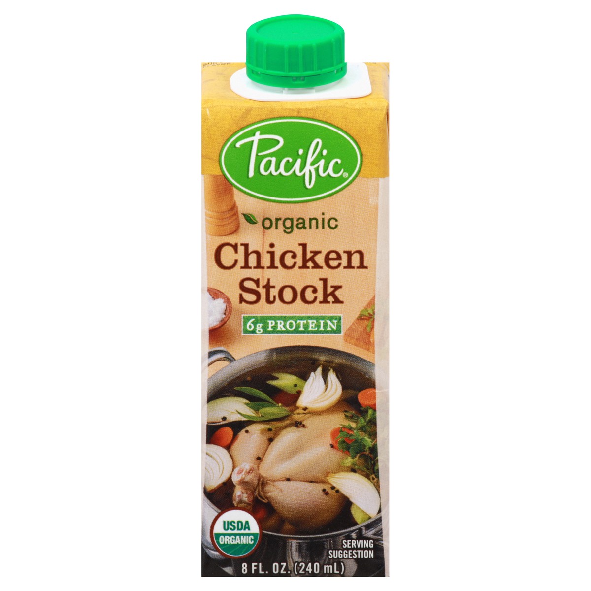 slide 1 of 13, Pacific Foods Chicken Stock 8 fl oz, 8 fl oz