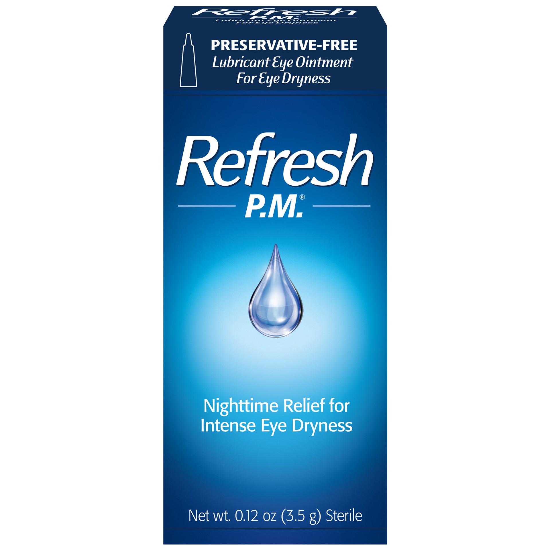 slide 3 of 5, Refresh P.M. Lubricant Eye Ointment Ointments, 0.12 oz (3.5 g), 0.12 oz