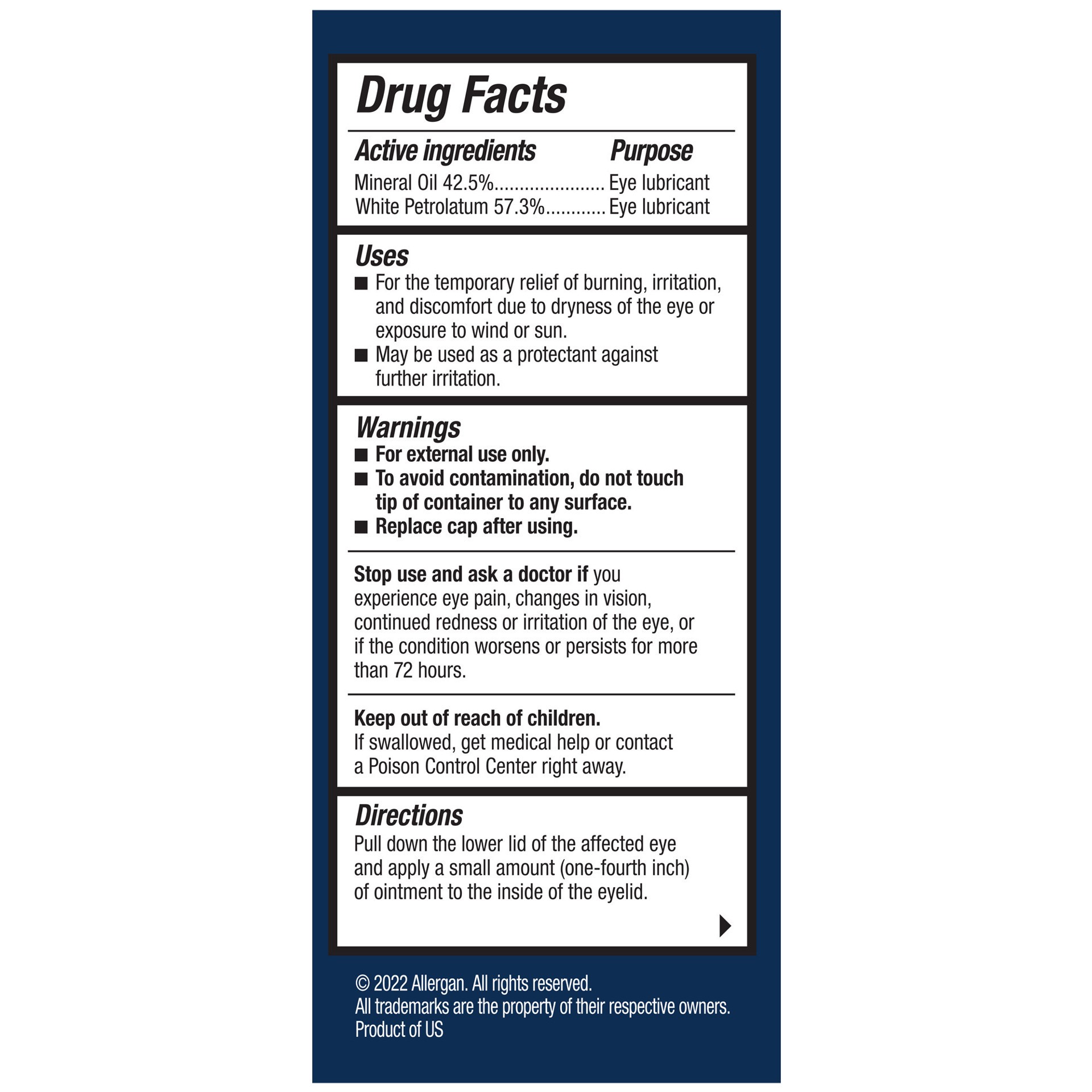 slide 5 of 5, Refresh P.M. Lubricant Eye Ointment Ointments, 0.12 oz (3.5 g), 0.12 oz