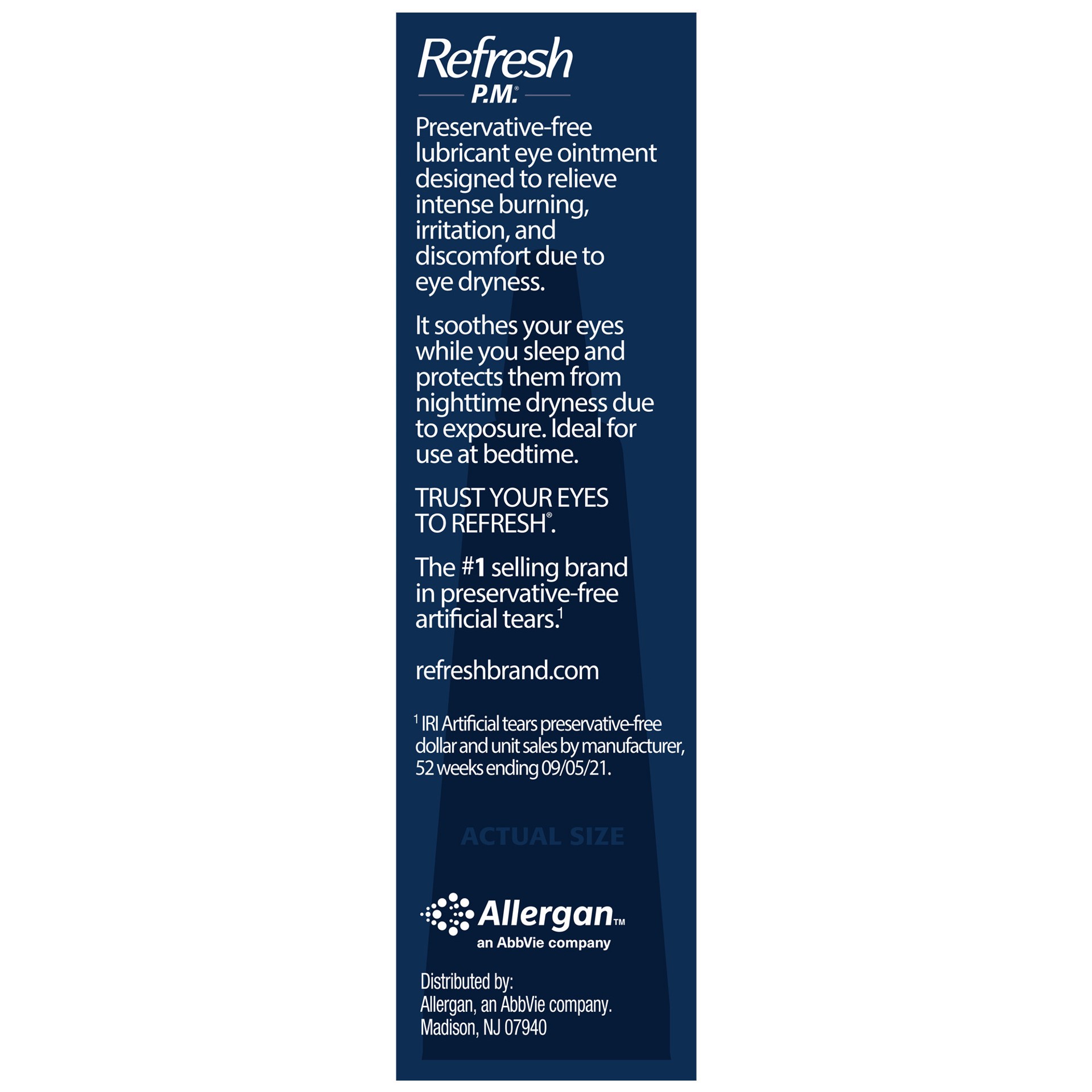 slide 4 of 5, Refresh P.M. Lubricant Eye Ointment Ointments, 0.12 oz (3.5 g), 0.12 oz