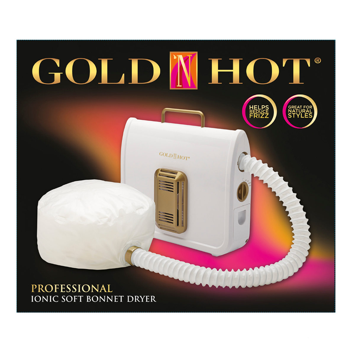 slide 1 of 1, Gold'N Hot Ionic Soft Bonnet Dryer, 1 ct