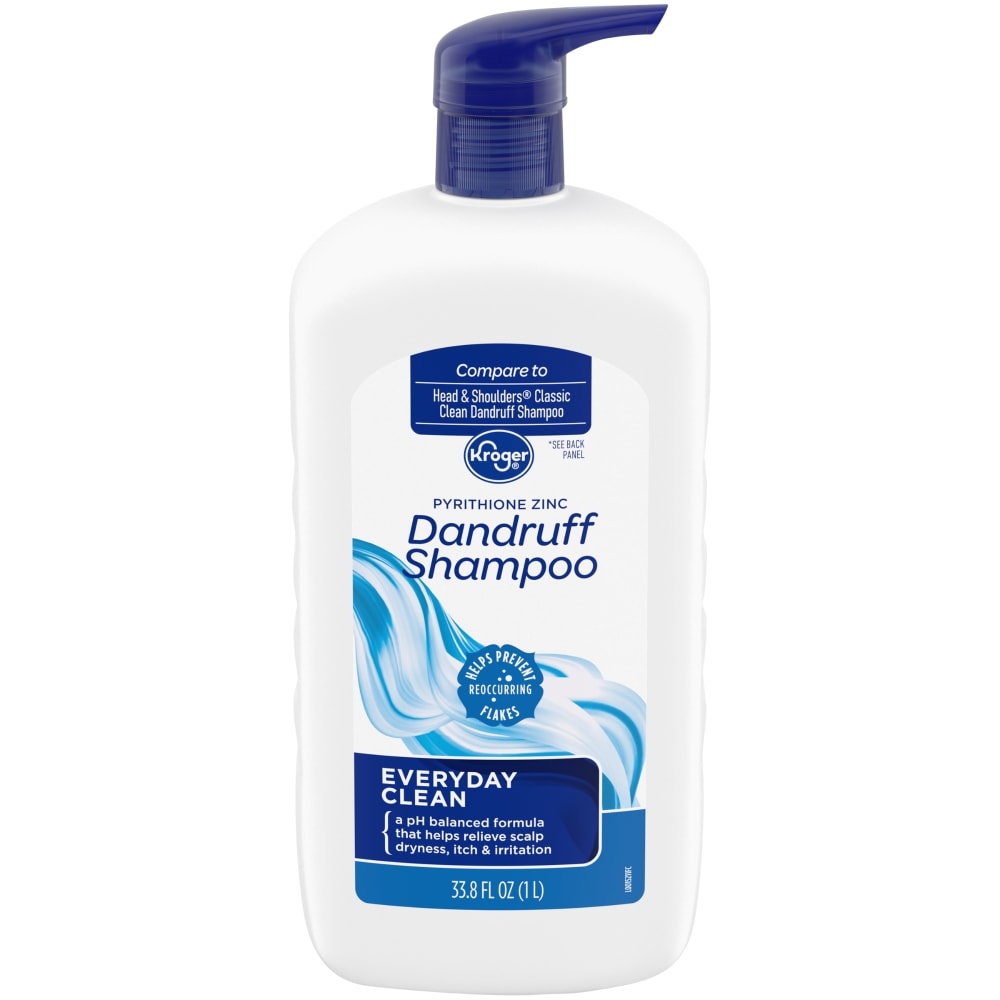 slide 1 of 1, Kroger Everyday Cleansing Dandruff Shampoo, 33.8 fl oz