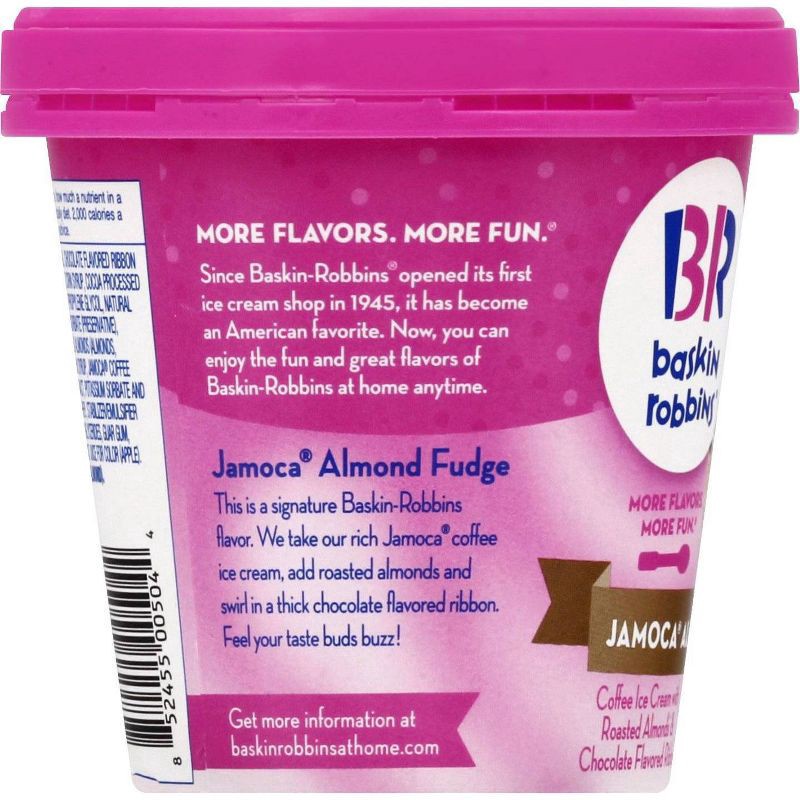 slide 5 of 6, Baskin-Robbins Jamoca Almond Fudge Ice Cream 14 fl oz, 14 fl oz