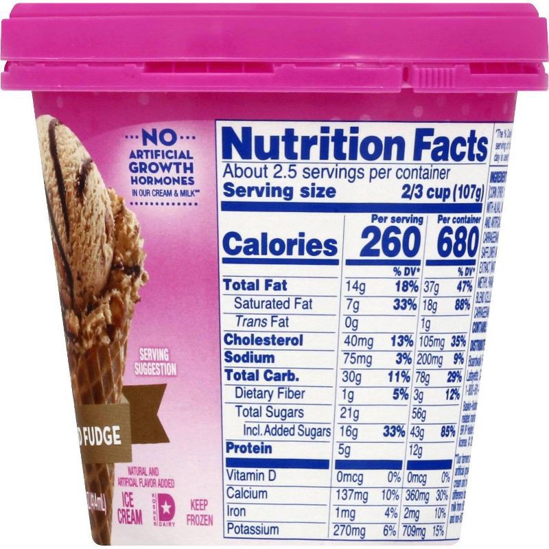 slide 3 of 6, Baskin-Robbins Jamoca Almond Fudge Ice Cream 14 fl oz, 14 fl oz