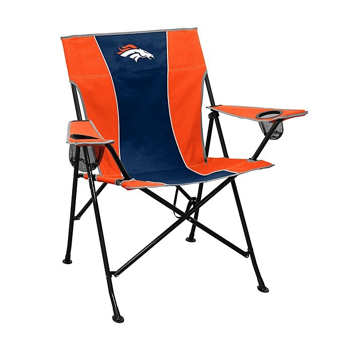 slide 1 of 1, NFL Denver Broncos Foldable Pregame Chair, 1 ct