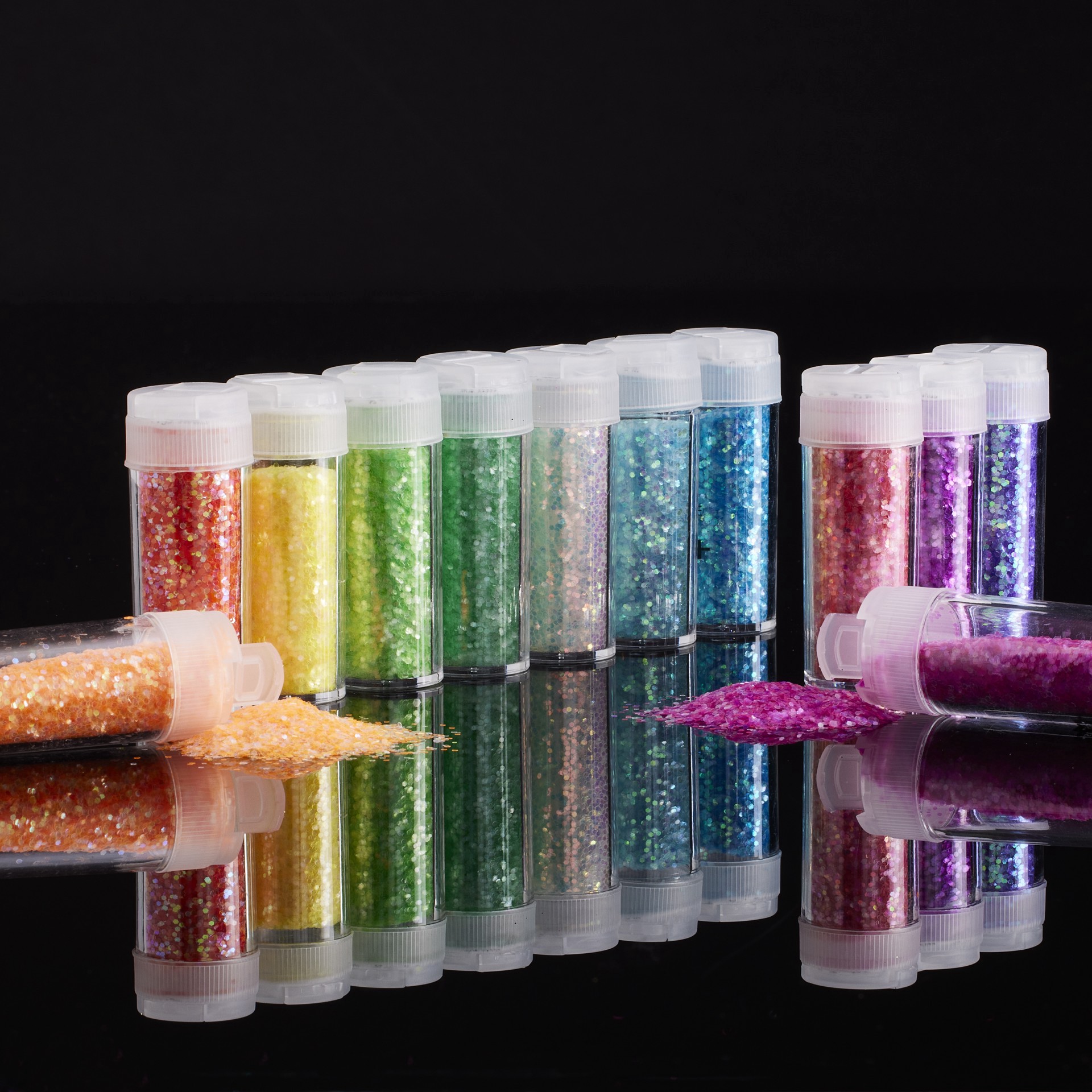 slide 2 of 3, Neon Chunky Glitter Set By Recollections, 0.3 oz