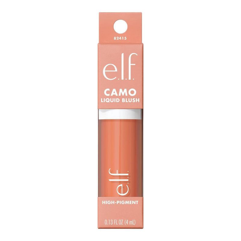 slide 2 of 10, e.l.f. Camo Liquid Blush, Peach Perfect, 0.13 fl oz