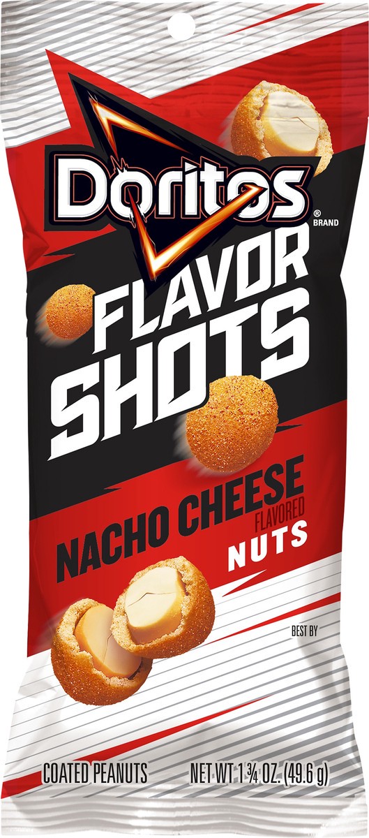 slide 1 of 7, Doritos Flavor Shots Nacho Cheese Flavored Nuts 1.75 oz, 1.75 oz