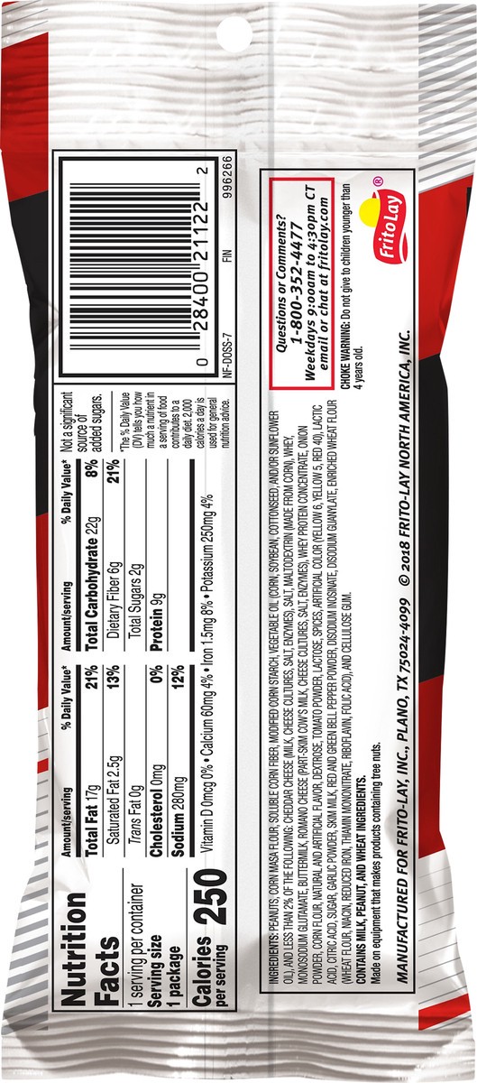 slide 3 of 7, Doritos Flavor Shots Nacho Cheese Flavored Nuts 1.75 oz, 1.75 oz