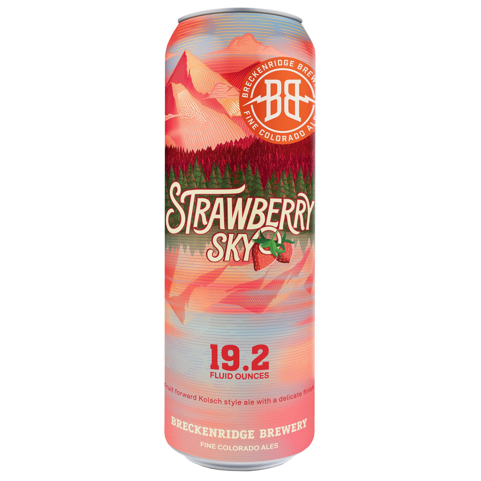 slide 1 of 1, Breckenridge Brewery Strawberry Sky, 5% ABV, 19.2 oz