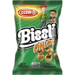 Osem Bissli Onion Flavored Wheat Snacks 2.5 oz