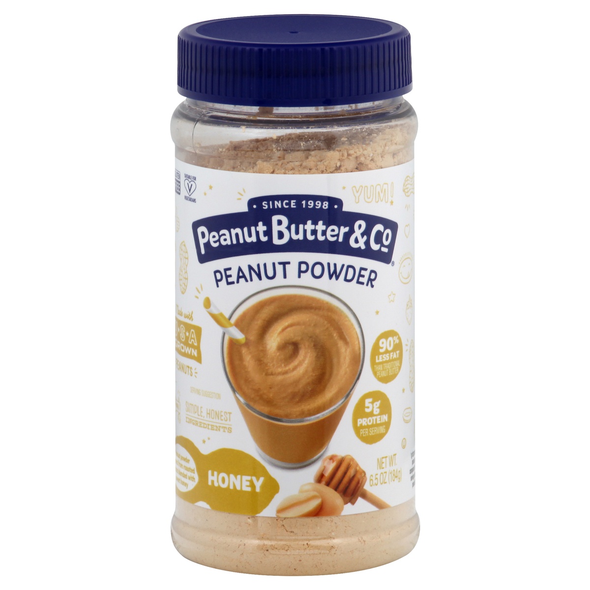 slide 1 of 1, Peanut Butter & Co. Peanut Powder Honey, 6.5 oz