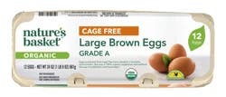 Nature's Basket Organic Large Eggs