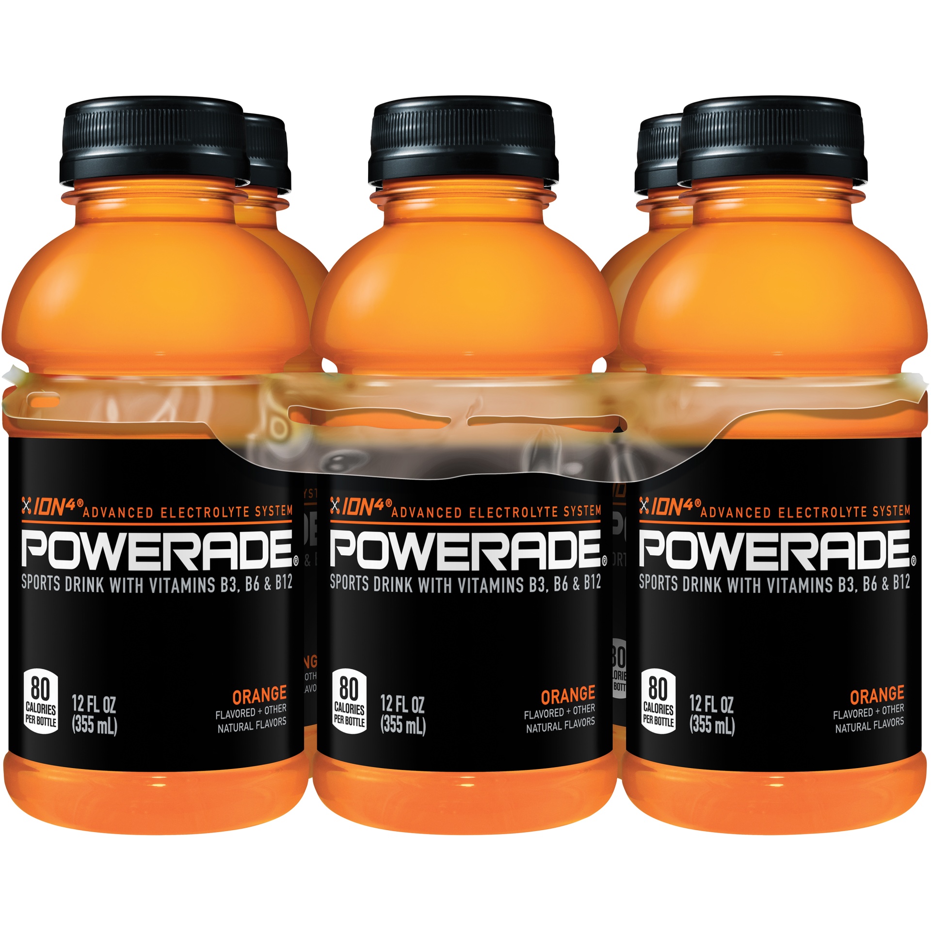 slide 1 of 1, Powerade Energy Drink, Orange Liquid Hydration - 12 oz, 12 oz