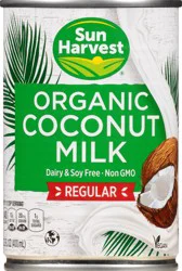 Sun Harvest Organic Coconut Milk Regular 18%