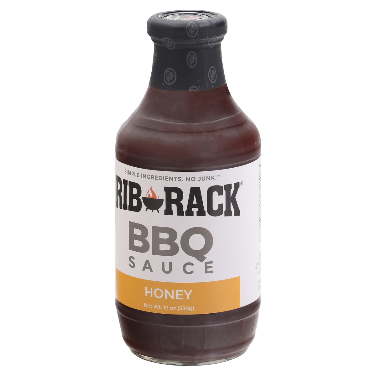slide 3 of 11, Rib Rack Sweet Honey BBQ Sauce, 19 oz