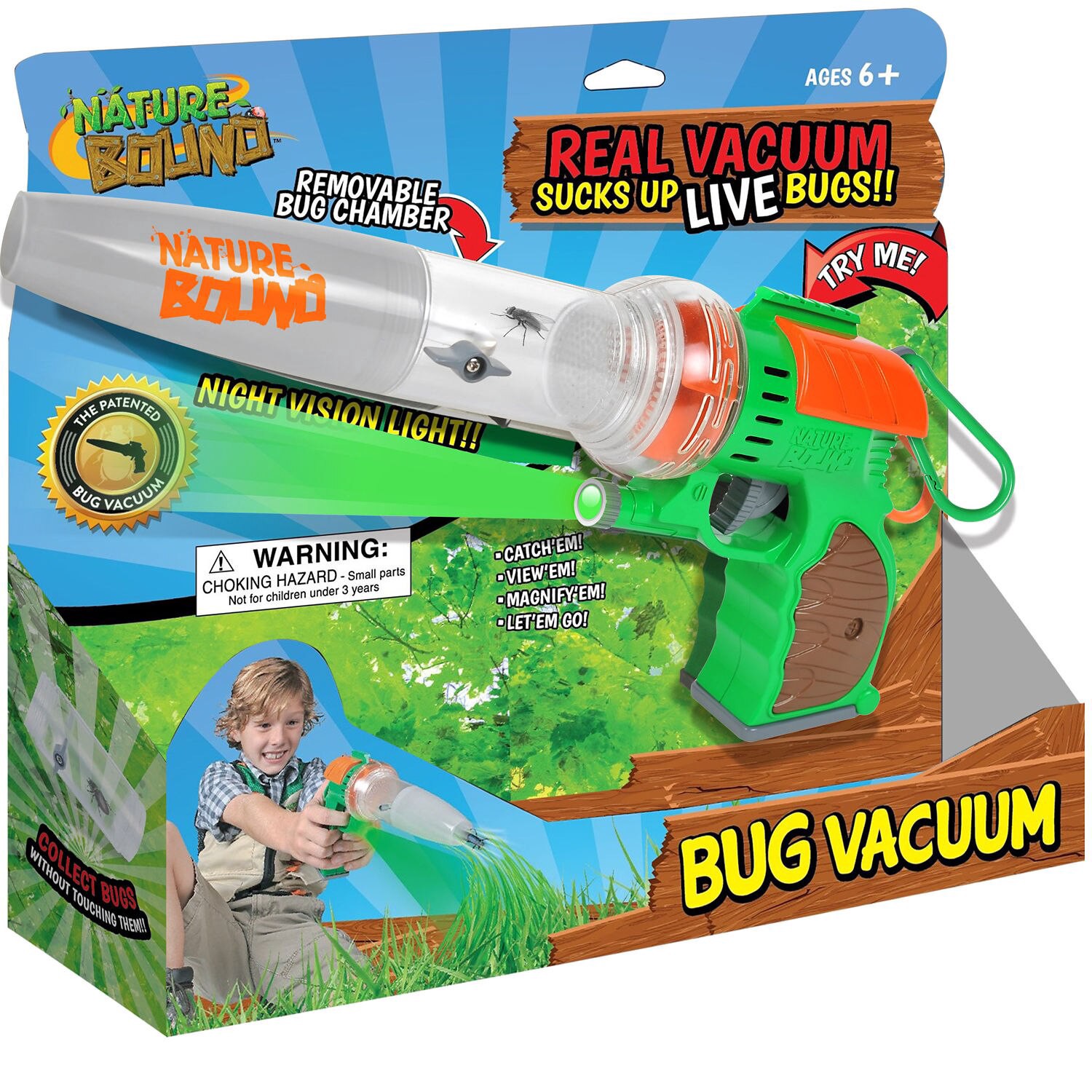 slide 1 of 1, SPRING TOYS Bug Vacuum With Batteries, 1 ct