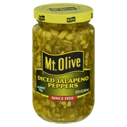 Mt. Olive Diced Jalapeno Peppers - 12 fl oz jar