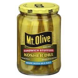 Mt. Olive Sandwich Stuffers Kosher Dill Pickles 24 fl oz