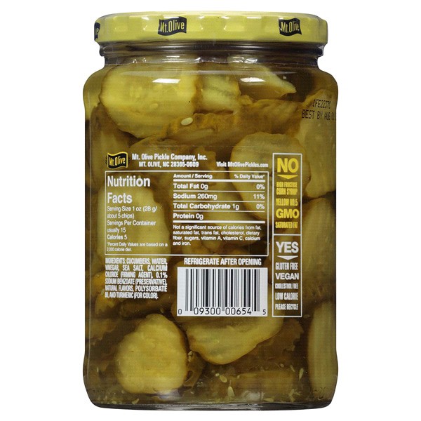 slide 3 of 21, Mt. Olive Mini Stuffers Hamburger Dill Pickle Chips With Sea Salt, 24 fl oz