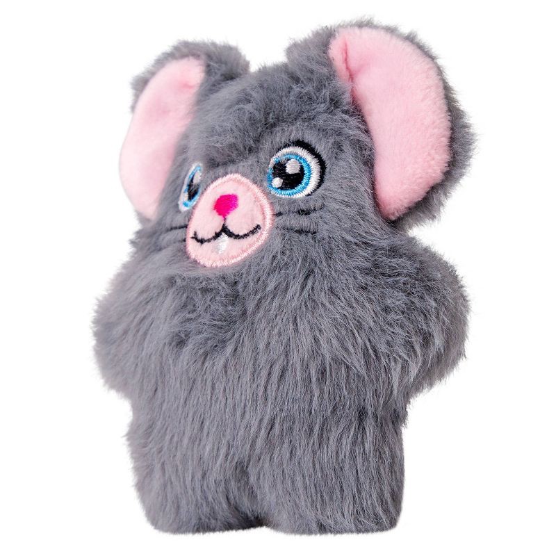 slide 5 of 5, KONG Cat Snuzzles Mouse Cat Animal Toy - Brown, 1 ct