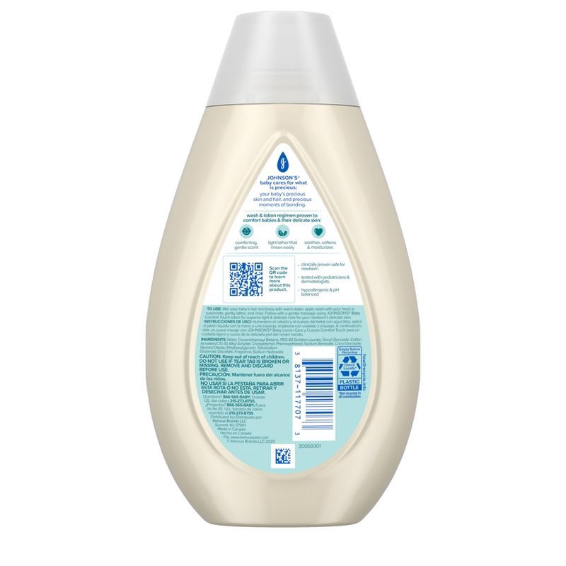 slide 3 of 10, Johnson's Comfort Touch Wash & Shampoo - 13.6 fl oz, 13.6 fl oz