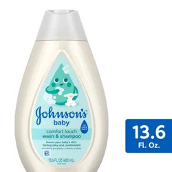 Johnson's Comfort Touch Wash & Shampoo - 13.6 fl oz