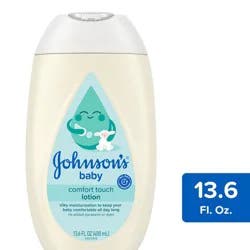 Johnson's Comfort Touch Newborn Baby Face & Body Lotion - 13.6 fl oz