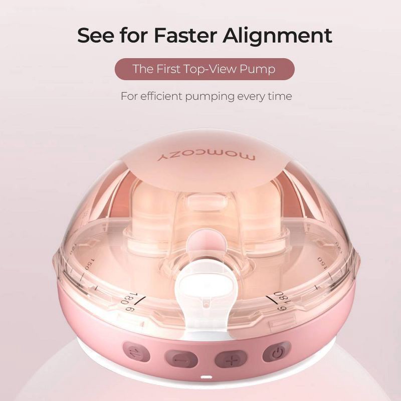 slide 4 of 15, Momcozy Air 1 Ultra-Slim Wearable Electric Breast Pump Set, 1 ct