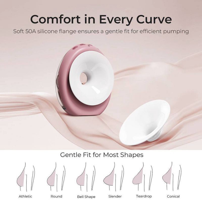 slide 11 of 15, Momcozy Air 1 Ultra-Slim Wearable Electric Breast Pump Set, 1 ct