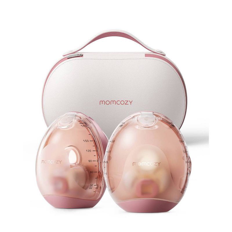 slide 1 of 15, Momcozy Air 1 Ultra-Slim Wearable Electric Breast Pump Set, 1 ct