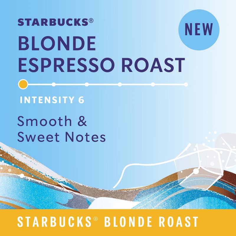 slide 2 of 8, Starbucks by Nespresso Vertuo Line Iced Double Espresso Blonde Light Roast Coffee Pods - 8ct, 8 ct