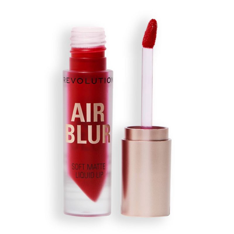 slide 1 of 9, Makeup Revolution Air Blur Matte Liquid Lipstick - Fiery - 0.11 fl oz, 0.11 fl oz