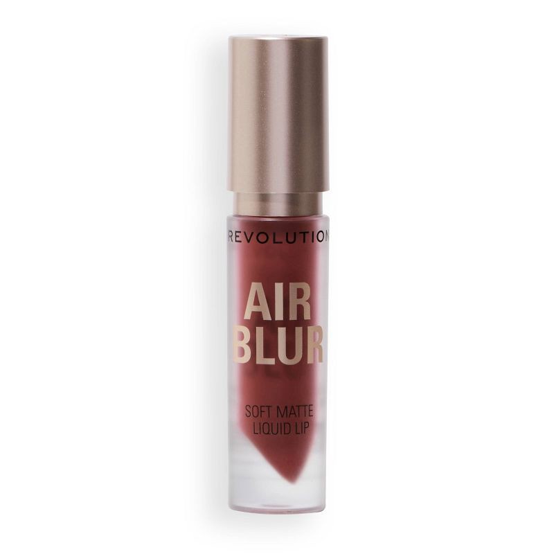slide 3 of 9, Makeup Revolution Air Blur Matte Liquid Lipstick - Peachy - 0.11 fl oz, 0.11 fl oz