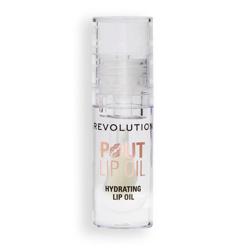 slide 3 of 7, Makeup Revolution Pout Lip Oil - Lychee Clear - 0.1oz, 0.1 oz