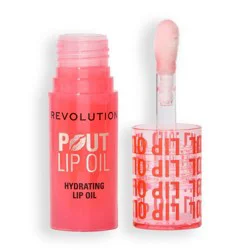 Makeup Revolution Pout Lip Oil - Juicy Peach - 0.1oz