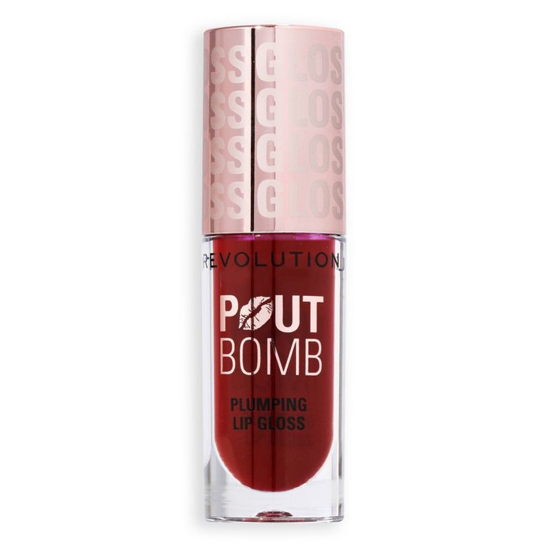 slide 3 of 8, Makeup Revolution Pout Bomb Plumping Gloss - Jelly Berry Mauve - 0.15 fl oz, 0.15 fl oz