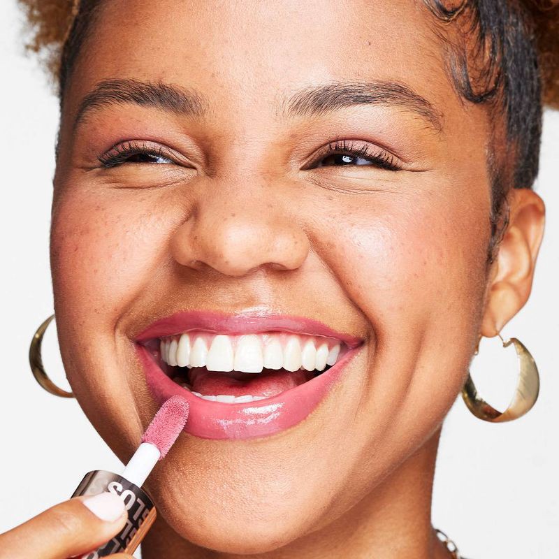 slide 6 of 8, Makeup Revolution Pout Bomb Plumping Gloss - Rosewood Rose Pink - 0.15 fl oz, 0.15 fl oz