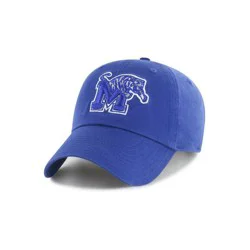 NCAA Memphis Tigers Fabric Washed Relaxed Fit Baseball Hat: Team Logo Adjustable Strap