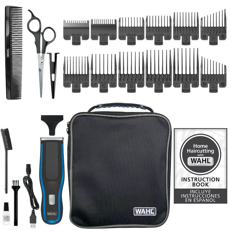 slide 3 of 3, Wahl Self-Clip 360 Cordless Electric Hair Clipper Set for At Home DIY Self Haircutters, 1 ct