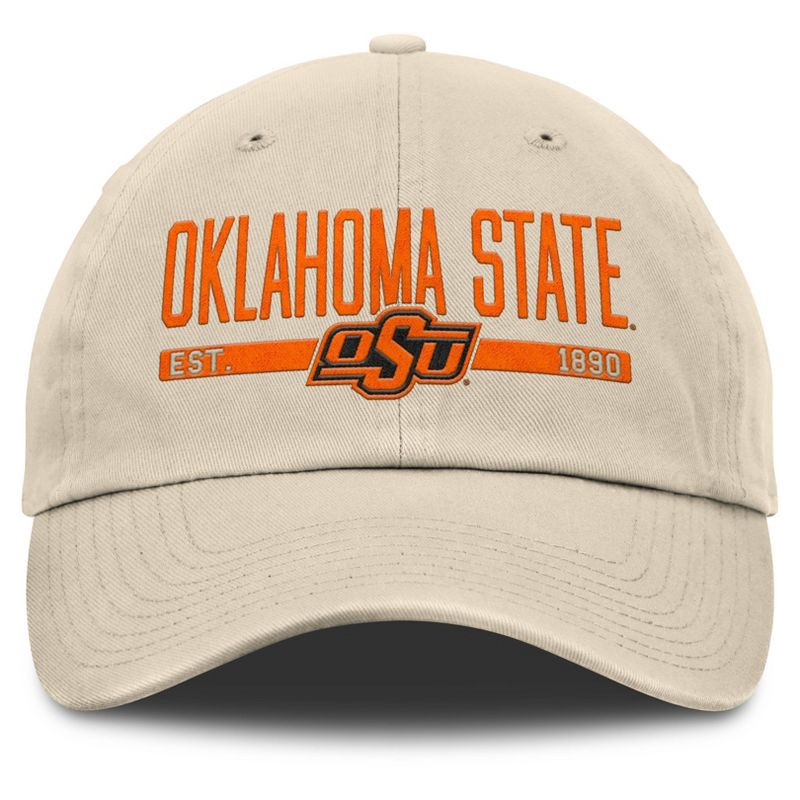 slide 2 of 4, NCAA Oklahoma State Cowboys Baseball Unstructured Hat: Cotton, Hook & Loop Fastener, 1 ct