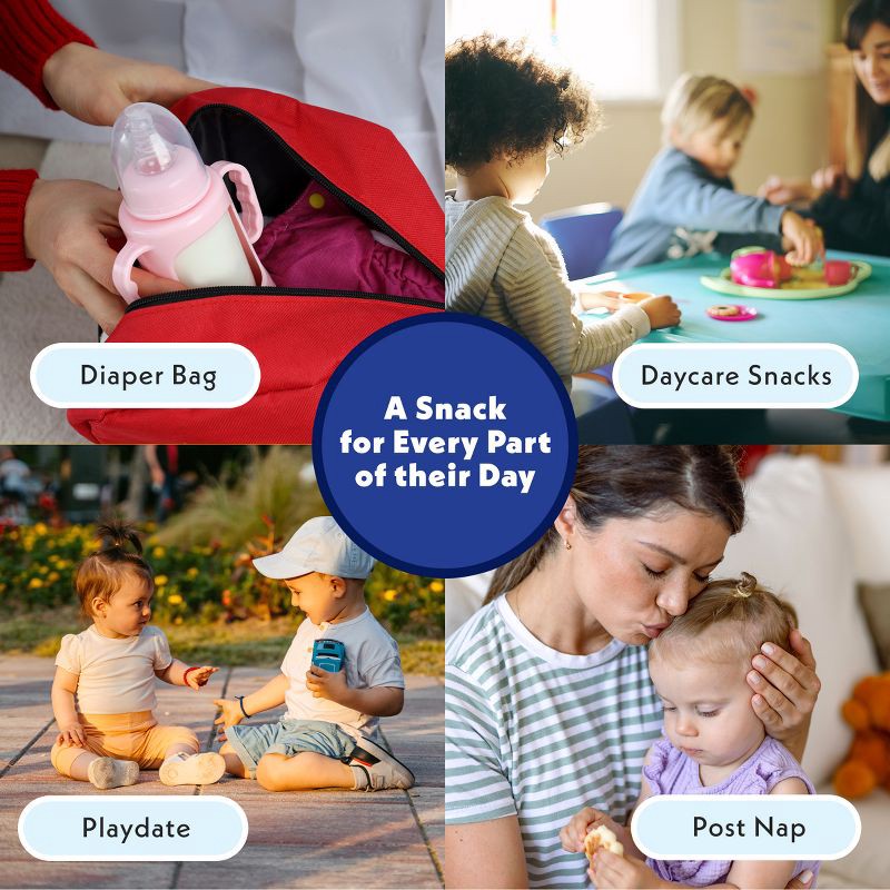 slide 9 of 10, Once Upon a Farm Organic Smoothie Melts Baby Snacks - Berry Burst - 1oz, 1 oz