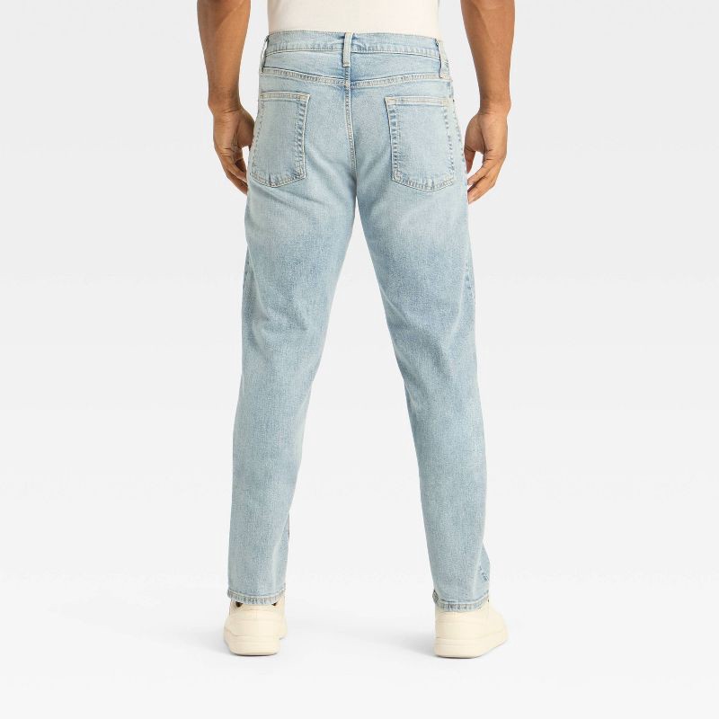 slide 2 of 3, Men's Straight Fit Jeans - Goodfellow & Co™ Medium Blue 36x32, 1 ct