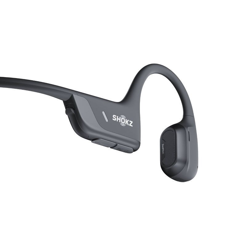slide 4 of 9, Shokz OpenRun Pro 2 Mini Bluetooth Wireless Headphones - Black (S821-MN-BK-US): USB Connection, Built-In Mic, Water-Resistant, Silicone Ear Cushion, 1 ct