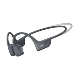 Shokz OpenRun Pro 2 Mini Bluetooth Wireless Headphones - Black (S821-MN-BK-US): USB Connection, Built-In Mic, Water-Resistant, Silicone Ear Cushion