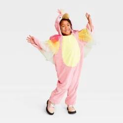 Toddler Parrot Halloween Costume Jumpsuit - Hyde and EEK! Boutique™ Pink 4-5T