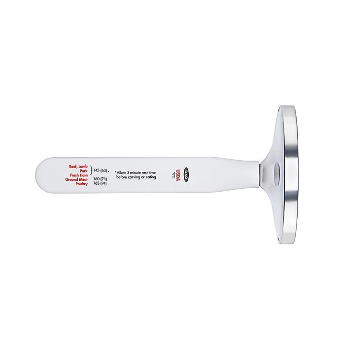 slide 2 of 6, OXO Good Grips Chef's Precision Leave-In Meat Thermometer - Silver, 1 ct