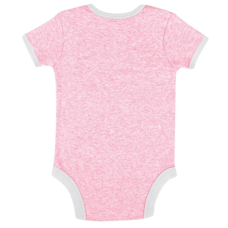 slide 2 of 7, NCAA Cincinnati Bearcats Infant Girls' 3pk Bodysuit - 0-3M: Cotton-Polyester Blend, Snap Closure, 3 ct