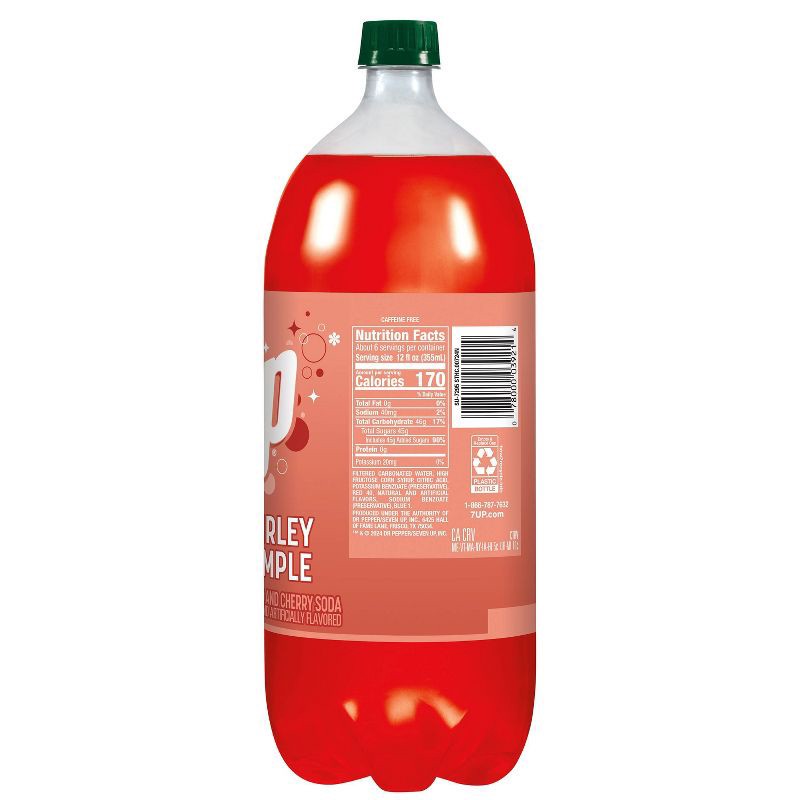 slide 6 of 7, 7UP Shirley Temple Soda - 2L Bottle, 2 liter