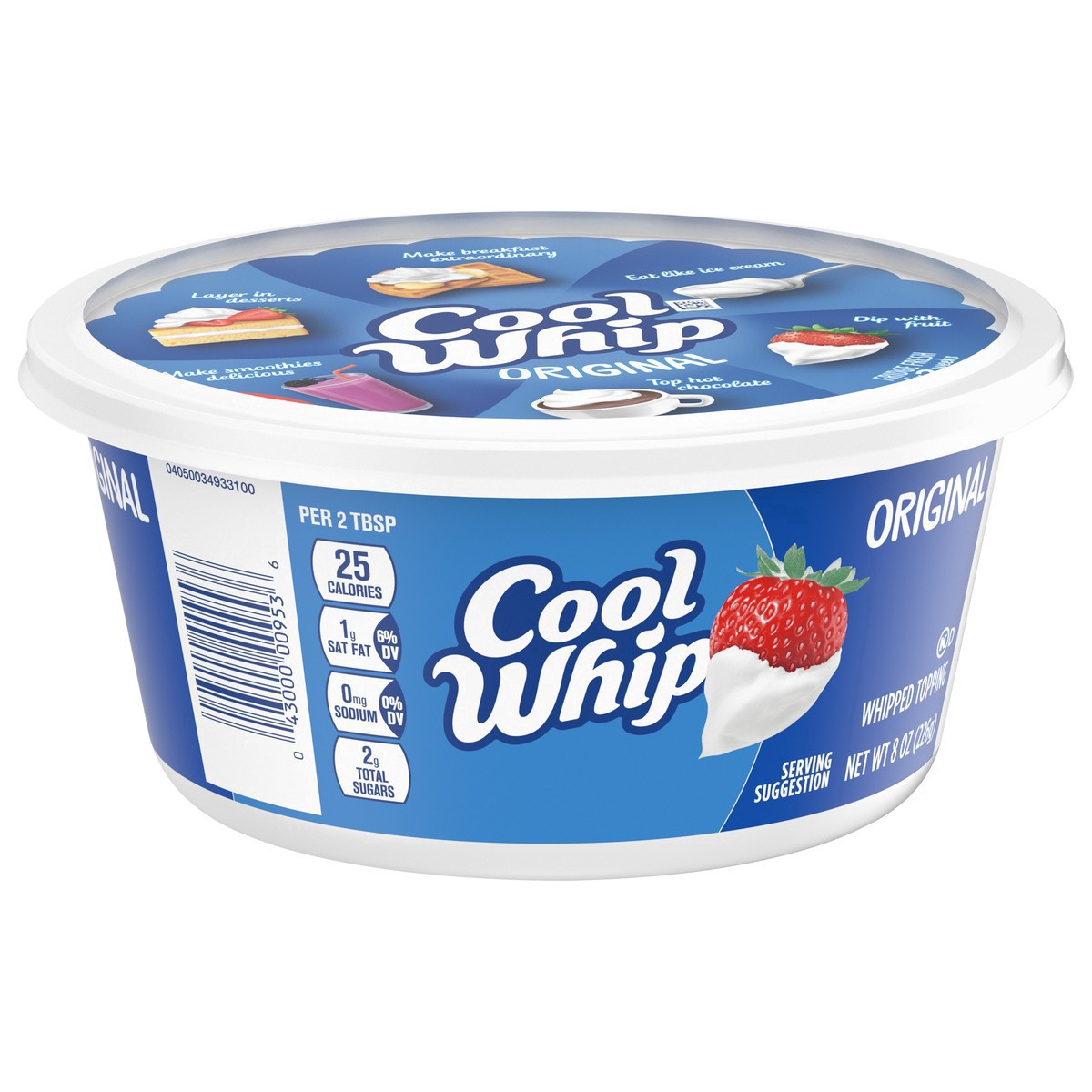 slide 10 of 13, Cool Whip Original Whipped Topping, 8 oz Tub, 8 oz